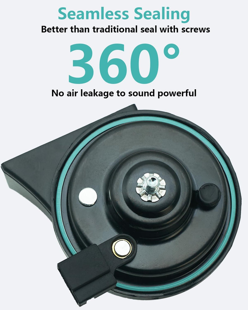 Waterproof 128dB Dual Tone Car Horn Compatible with Toyota – Loud High and Low Auto Horn Magic Cars 1