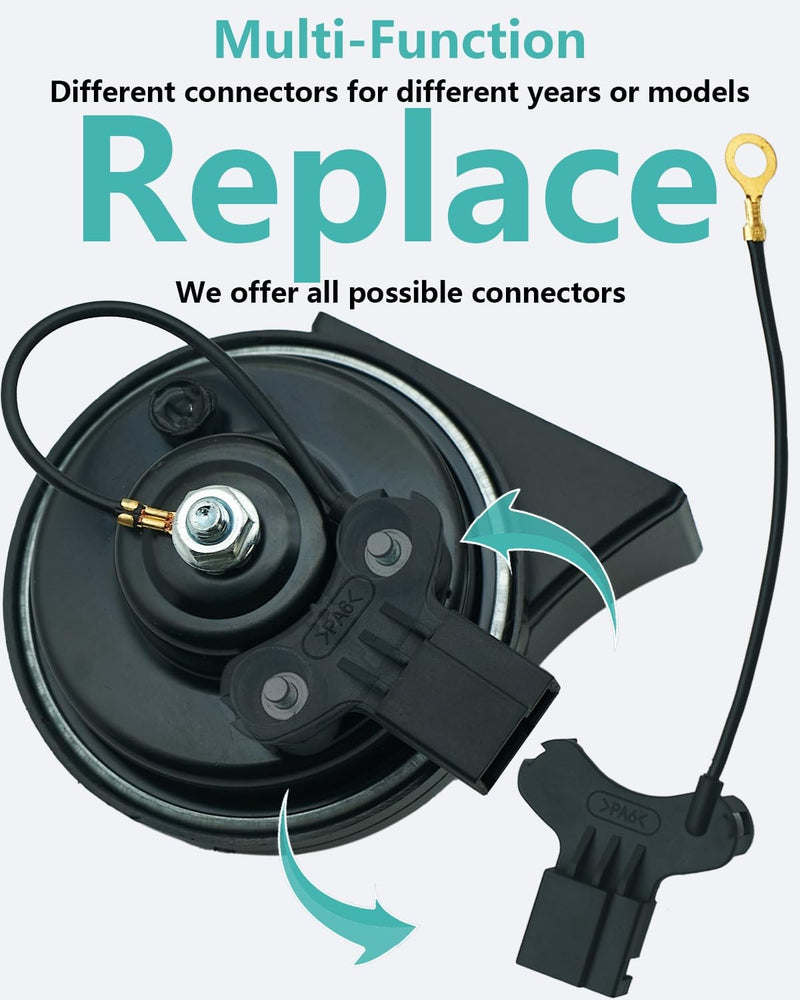 Multifunction Waterproof Car Horn for Toyota with Loud High and Low 2-Tone Auto Sound Magic Cars 1