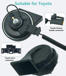 Multifunction Waterproof Car Horn for Toyota with Loud High and Low 2-Tone Auto Sound Magic Cars 2