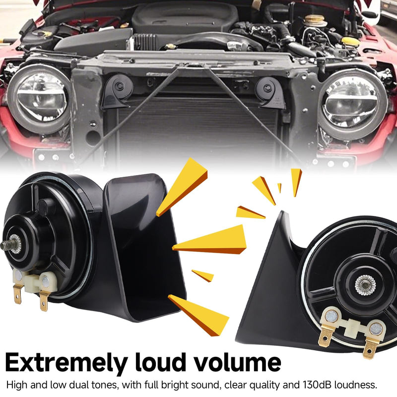 12V Waterproof Electric Car Horn Kit with Button Super Loud Train and Truck Sound Magic Cars 3
