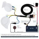 12V Waterproof Electric Car Horn Kit with Button Super Loud Train and Truck Sound Magic Cars 6