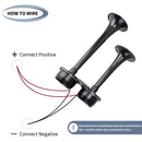 12V Electric Dual Loud Truck and Train Horns for Car and Motorcycle Magic Cars 5