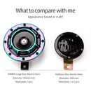 12V Metal Twin Car Horns Kit with Loud High and Low Tone, Includes Relay and Harness Magic Cars 3