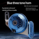3-Tone 130dB Variable Sound Car Horn - 12V Blue Magic Cars 1