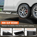 Portable Durable Plastic Car Ramp with Tandem Wheels Supports Up to 20,000 lbs Safety Design Magic Cars 4