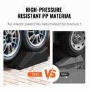 Portable Durable Plastic Car Ramp with Tandem Wheels Supports Up to 20,000 lbs Safety Design Magic Cars 5