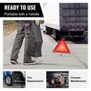 Portable Durable Plastic Car Ramp with Tandem Wheels Supports Up to 20,000 lbs Safety Design Magic Cars 6