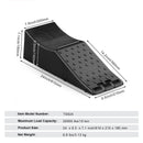 Portable Durable Plastic Car Ramp with Tandem Wheels Supports Up to 20,000 lbs Safety Design Magic Cars 7