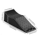 Portable Durable Plastic Car Ramp with Tandem Wheels Supports Up to 20,000 lbs Safety Design Magic Cars 8