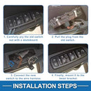 Front Left Driver Side Window Control Switch - No. GV2S66350A Magic Cars 7