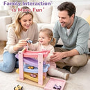 Toddler Car Ramp Playset, Exciting Toy Cars for Girls Aged 1-2 Magic Cars 4