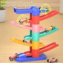 Toddler Race Track Car Toy with Ramp, Suitable for Ages 3-6, Includes 12-M Car Magic Cars 5