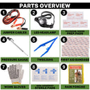 Roadside Emergency Toolkit with Battery Jumper Cables for Vehicles Magic Cars 1