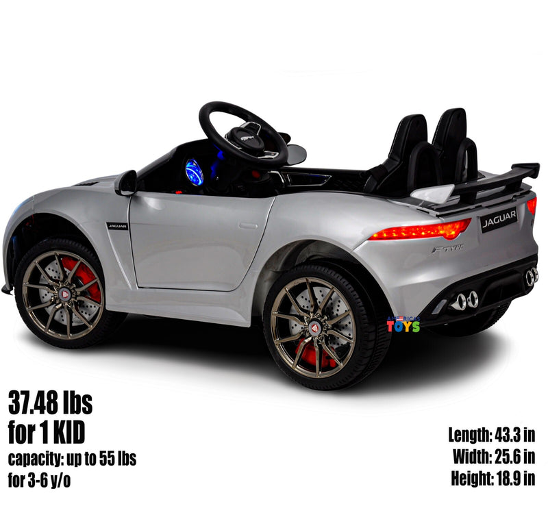 Kids Licensed Jaguar Ride-On Car with R/C and MP3 Player in Multiple Colors Magic Cars 4