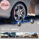 4-Piece Mechanical Car Wheel Dolly Set, 6000-Lbs Capacity Skates for 12'' Wheels - Blue, Set of 4 Magic Cars 6
