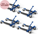 4-Piece Mechanical Car Wheel Dolly Set, 6000-Lbs Capacity Skates for 12'' Wheels - Blue, Set of 4 Magic Cars 9