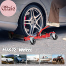4-Piece Mechanical Car Wheel Dolly Set, 6000-Lbs Capacity Skates for 12'' Wheels - Red, Set of 4 Magic Cars 6