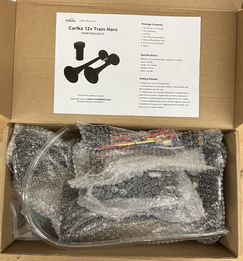 150dB Super Loud Air Horn Kit for Trucks, Boats, Cars, and Trains Magic Cars 11