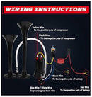 150dB Super Loud Air Horn Kit for Trucks, Boats, Cars, and Trains Magic Cars 4
