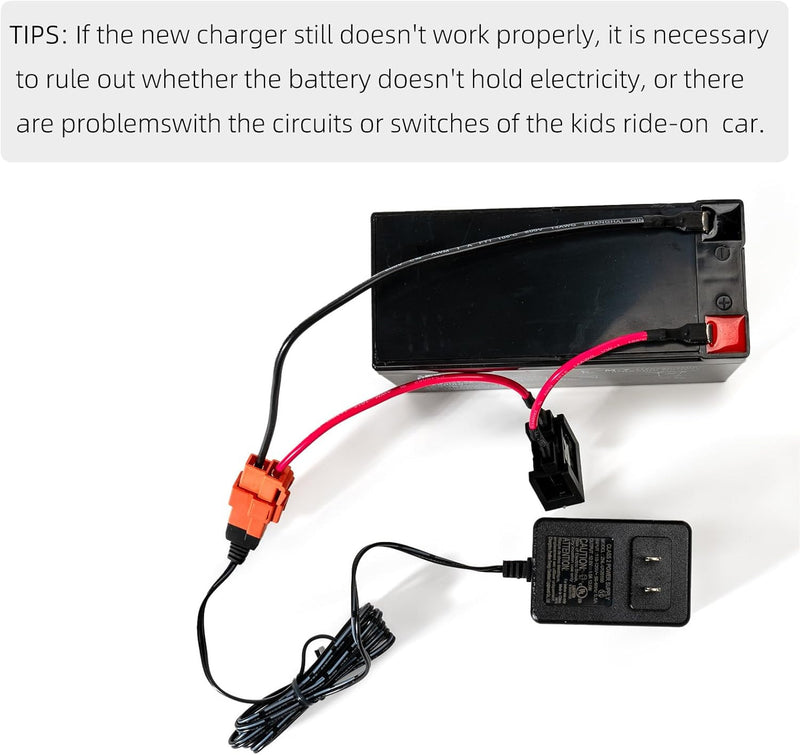 Cargador de batería 12 voltios para juguetes de montar con cable incluido Magic Cars 6