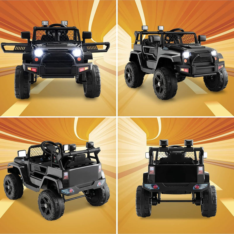 Carrito Eléctrico para Niños con Control Remoto Todo Terreno Resistente Magic Cars 7