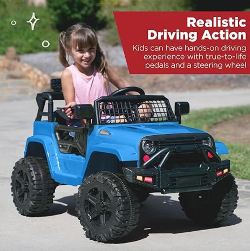 Carrito Eléctrico para Niños con Control Remoto Todo Terreno Resistente Magic Cars 6