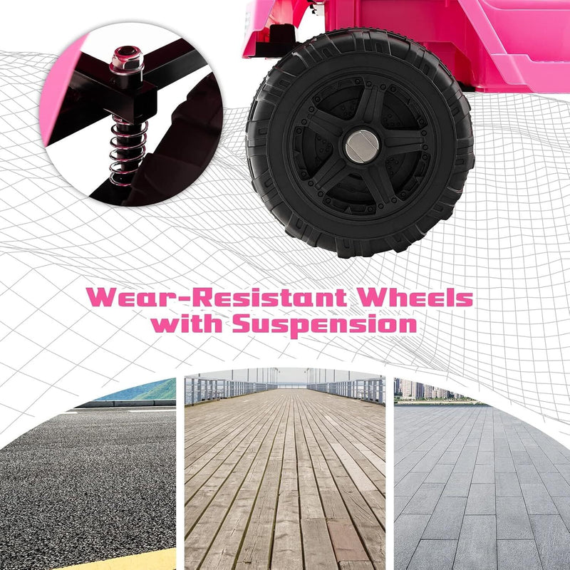 Carrito eléctrico infantil todo terreno con control remoto resistente Magic Cars 2