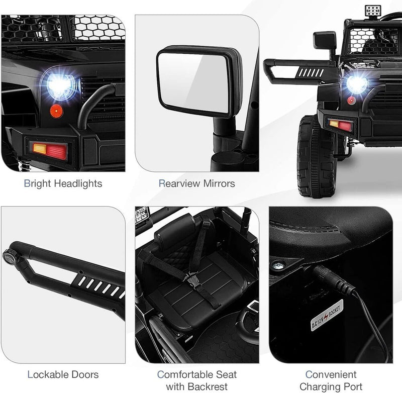 Carrito eléctrico de juguete para niños con control remoto todo terreno resistente Magic Cars 3