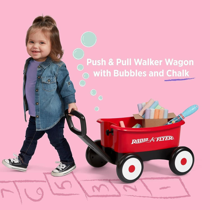 Carrito de empuje para niños con almacenamiento color rojo Magic Cars 3