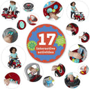 Carrito de Empuje para Niños con Bocina, Música y Espacio de Almacenamiento Magic Cars 2