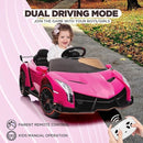 Coche Eléctrico Infantil para Niñas con Batería Recargable, Control Remoto, Música y Luces Magic Cars 3