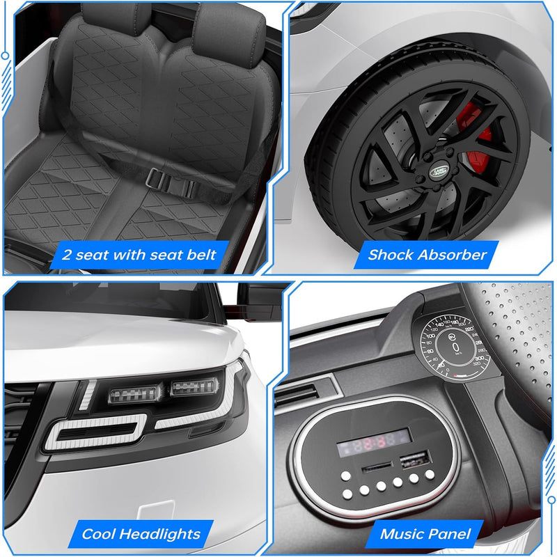 Carro eléctrico para niñas con batería recargable, control remoto, música y luces Magic Cars 3