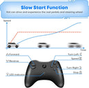 Carro eléctrico para niñas con batería recargable, control remoto, música y luces Magic Cars 5