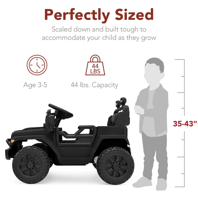 Carro Eléctrico Infantil con Luces para Niños de 3 a 5 Años para Montar y Manejar Magic Cars 6