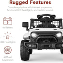 Coche eléctrico para niños de 3 a 5 años con luces, para montar y conducir Magic Cars 4