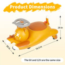 Cartoon Cat 12V Pedal-Powered Kids Wiggle Ride-On Car with Five Wheels Magic Cars 3
