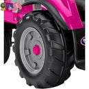 12-Volt Pink Battery-Powered Girls' Ride-On IH Magnum Tractor and Trailer Magic Cars 4