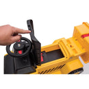 CAT 6V Ride-On Construction Truck Toy with Lights, Horn, and Storage for Kids Magic Cars 2