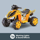 Toddler Ride-On ATV Toy with 6-Volt Battery for Ages 3-5, Supports Maximum Rider Weight Magic Cars 3