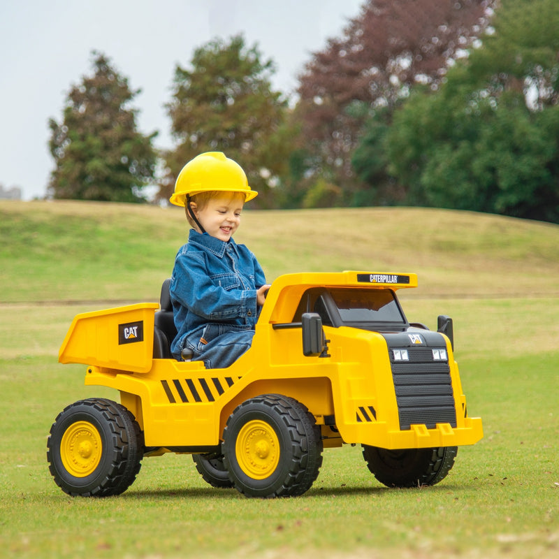 12V Electric Ride-On Excavator with Remote Control, Licensed Yellow Model Magic Cars Variant 0