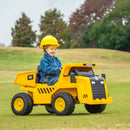 12V Electric Ride-On Excavator with Remote Control, Yellow, Licensed Design Magic Cars Variant 0