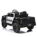 12V Black Remote Control Ride-On Car with 4-Wheel Shock Absorption for Kids Aged 3-6
