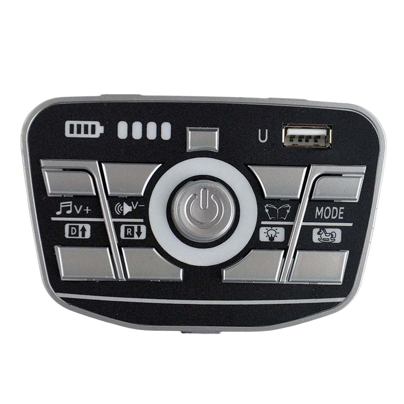 Central Panel with Music Playback, Power Display, and Accessories Magic Cars 1