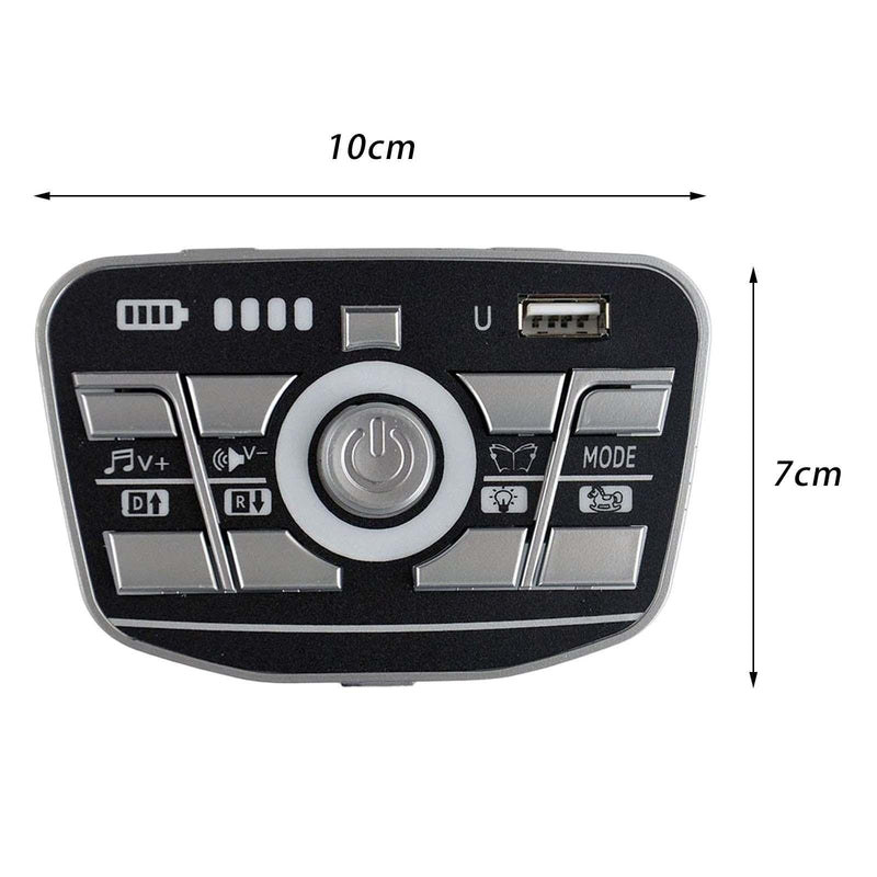 Central Panel with Music Playback, Power Display, and Accessories Magic Cars 3