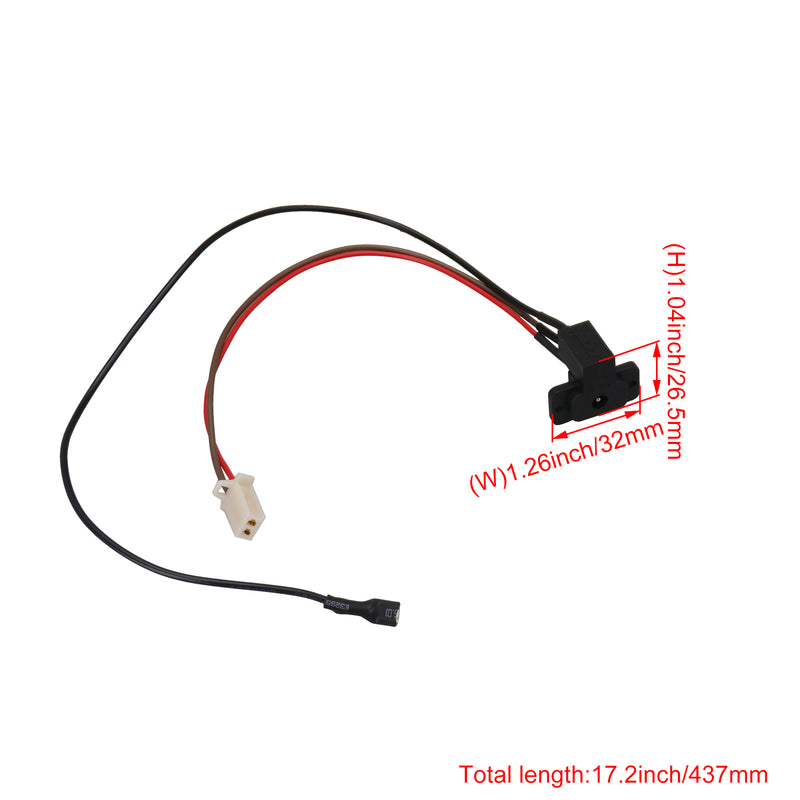2-Pin Charging Interface for Children's Multicolor Electric Car Magic Cars 1