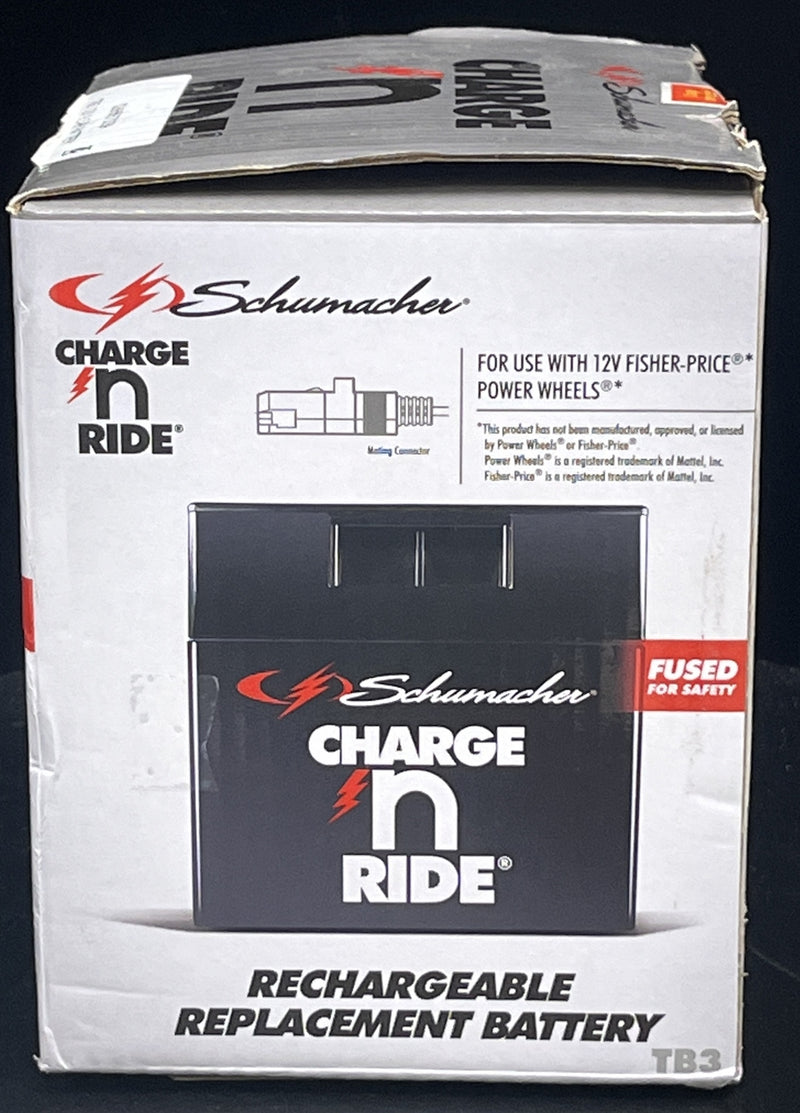 12V Rechargeable Replacement Battery for Ride-On Toys TB3 Magic Cars 1