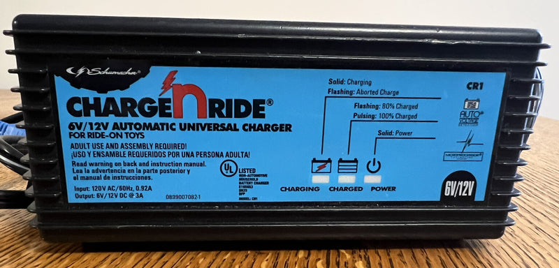 Automatic Universal 6V/12V Charger for Ride-On Toys Magic Cars 0