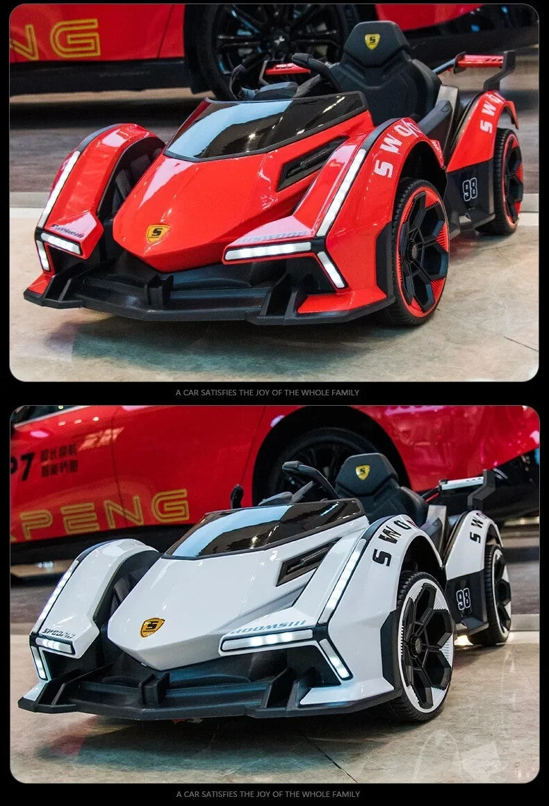 12V Rechargeable Four-Wheel Drive Electric Ride-On Car for Boys and Girls Magic Cars 2