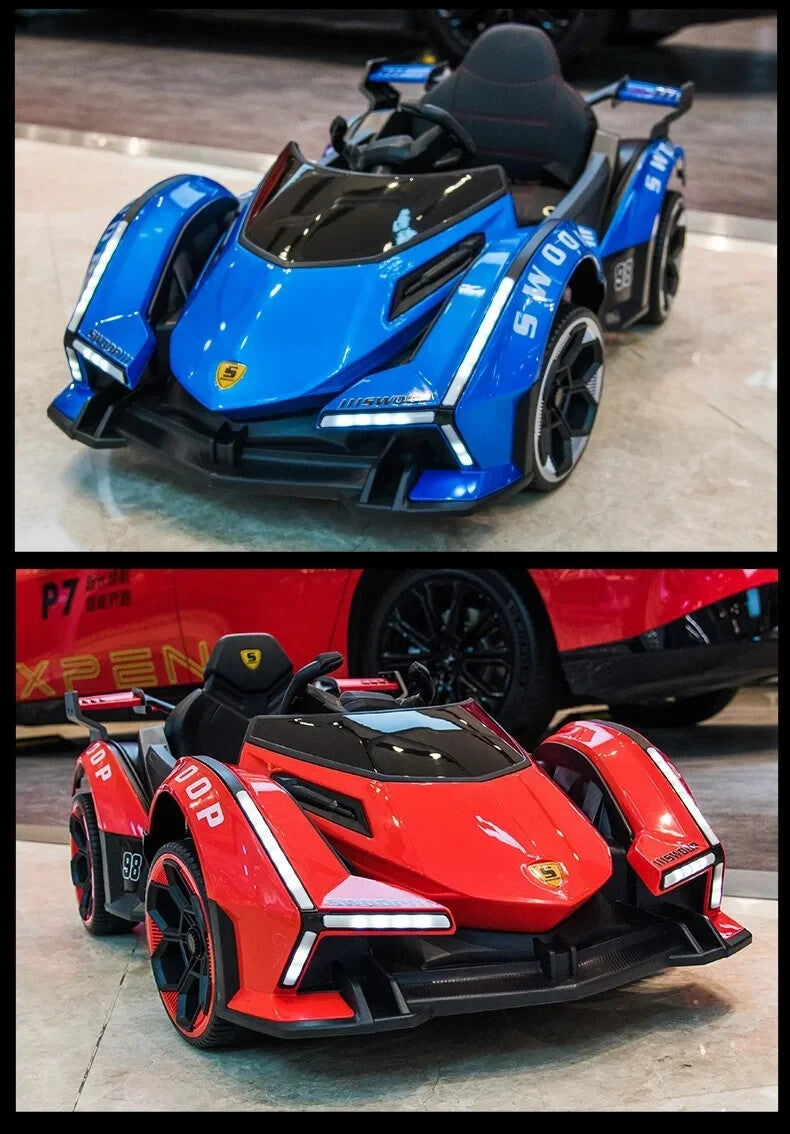 12V Rechargeable Four-Wheel Drive Electric Ride-On Car for Boys and Girls Magic Cars 5