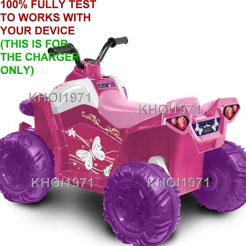 12V AC Charger Adapter for Kid Motorz Quad Monster Ride-On Vehicle Magic Cars 2